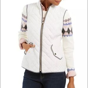 Women’s white vest